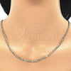Oro Laminado Basic Necklace, Gold Filled Style Curb Design, Polished, Golden Finish, 5.222.007.16 (0.80 Gauge, Thickness, 16 Inches Length)