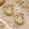Oro Laminado Small Hoop, Gold Filled Style Polished, Golden Finish, 02.63.1542