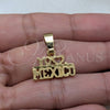 Oro Laminado Fancy Pendant, Gold Filled Style Polished, Golden Finish, 5.181.031