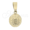 Oro Laminado Fancy Pendant, Gold Filled Style Polished, Golden Finish, 5.183.031