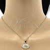 Oro Laminado Fancy Pendant, Gold Filled Style Ball Design, Diamond Cutting Finish, Golden Finish, 5.183.043