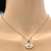 Oro Laminado Fancy Pendant, Gold Filled Style Ball Design, Diamond Cutting Finish, Golden Finish, 5.183.043