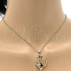 Oro Laminado Fancy Pendant, Gold Filled Style Anchor Design, Polished, Golden Finish, 5.187.029