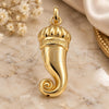 Oro Laminado Fancy Pendant, Gold Filled Style Polished, Golden Finish, 5.182.014