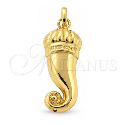 Oro Laminado Fancy Pendant, Gold Filled Style Polished, Golden Finish, 5.182.014