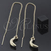 Oro Laminado Threader Earring, Gold Filled Style Polished, Golden Finish, 5.118.010