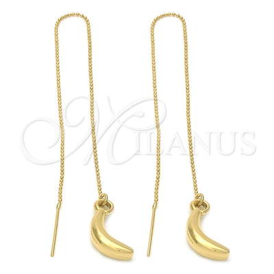Oro Laminado Threader Earring, Gold Filled Style Polished, Golden Finish, 5.118.010 for wholesale, main product view
