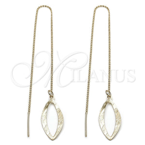 Oro Laminado Threader Earring, Gold Filled Style Polished, Golden Finish, 5.116.012