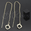 Oro Laminado Threader Earring, Gold Filled Style Polished, Golden Finish, 5.115.006