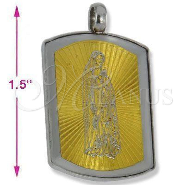 Oro Laminado Fancy Pendant, Gold Filled Style Polished, Golden Finish, 05.115.0018