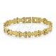 Oro Laminado Solid Bracelet, Gold Filled Style Diamond Cutting Finish, Golden Finish, 03.102.0006 (08 MM Thickness, 8 Inches Length)