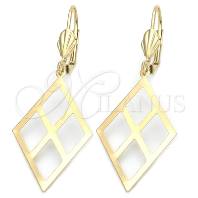 Dorado Oro Laminado Aretes, vista principal del producto por Mayoreo, vista principal del producto