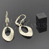 Oro Laminado Dangle Earring, Gold Filled Style Polished, Golden Finish, 5.076.005