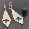 Oro Laminado Dangle Earring, Gold Filled Style Polished, Golden Finish, 5.067.004