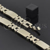 Oro Laminado Solid Bracelet, Gold Filled Style Polished, Golden Finish, 03.63.0525 (08 MM Thickness, 8 Inches Length)