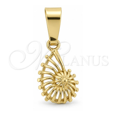 Oro Laminado Fancy Pendant, Gold Filled Style Polished, Golden Finish, 5.183.044