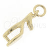 Oro Laminado Fancy Pendant, Gold Filled Style Shoes Design, Polished, Golden Finish, 5.179.040