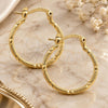 Oro Laminado Small Hoop, Gold Filled Style Diamond Cutting Finish, Golden Finish, 5.138.051.1.20
