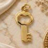 Oro Laminado Fancy Pendant, Gold Filled Style key Design, Polished, Golden Finish, 5.179.024