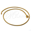Oro Laminado Basic Necklace, Gold Filled Style Rat Tail Design, Polished, Golden Finish, 5.160.039 (02 MM Thickness, 18 Inches Length)