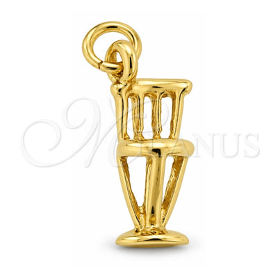 Oro Laminado Fancy Pendant, Gold Filled Style Polished, Golden Finish, 5.179.035