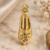 Oro Laminado Fancy Pendant, Gold Filled Style Shoes Design, Polished, Golden Finish, 5.179.037