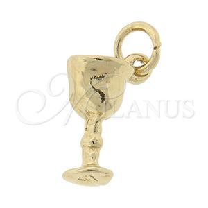 Oro Laminado Fancy Pendant, Gold Filled Style Polished, Golden Finish, 5.179.039
