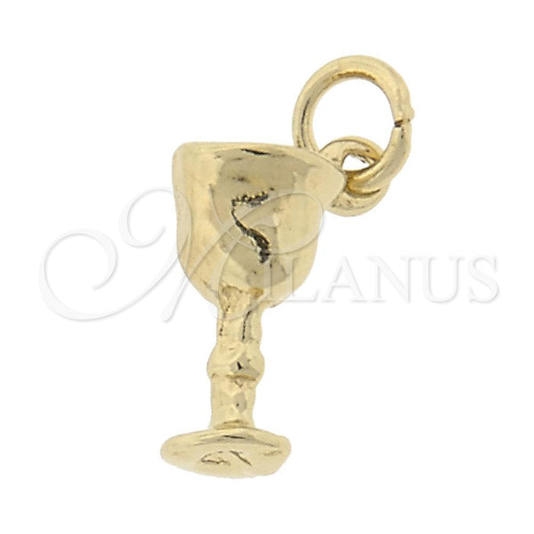 Oro Laminado Fancy Pendant, Gold Filled Style Polished, Golden Finish, 5.179.039