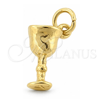 Oro Laminado Fancy Pendant, Gold Filled Style Polished, Golden Finish, 5.179.039