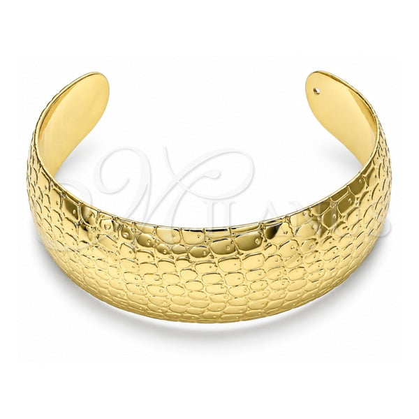 Oro Laminado Individual Bangle, Gold Filled Style Polished, Golden Finish, 5.229.012 (25 MM Thickness, One size fits all)