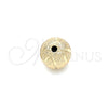 Oro Laminado Bead, Gold Filled Style Ball Design, Matte Finish, Golden Finish, 5.234.030.10.100