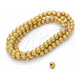 Oro Laminado Bead, Gold Filled Style Ball Design, Matte Finish, Golden Finish, 5.234.030.06.100
