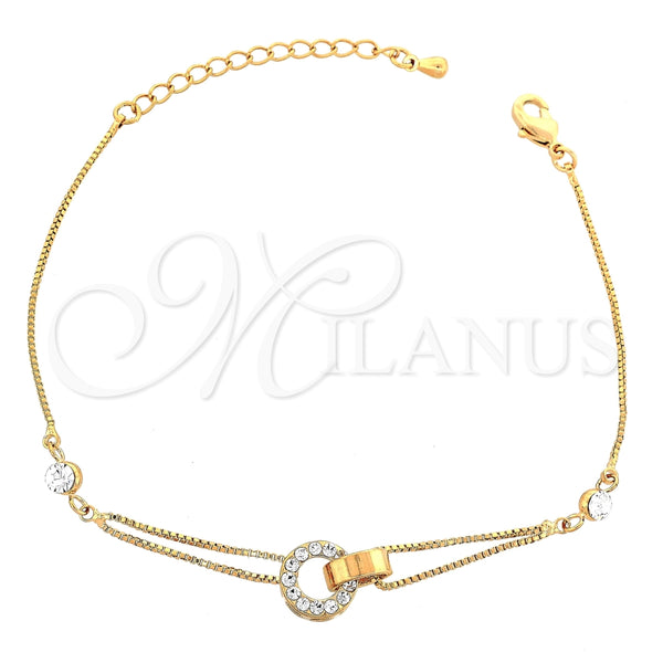 Dorado Oro Laminado Pulsera, vista principal del producto por Mayoreo, vista principal del producto