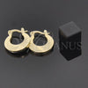 Oro Laminado Small Hoop, Gold Filled Style Diamond Cutting Finish, Golden Finish, 5.145.026.1