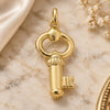 Oro Laminado Fancy Pendant, Gold Filled Style key Design, Polished, Golden Finish, 5.179.023
