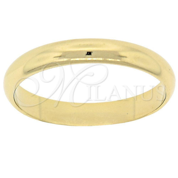 Oro Laminado Wedding Ring, Gold Filled Style Polished, Golden Finish, 5.164.027.08 (Size 8)