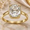 Oro Laminado Multi Stone Ring, Gold Filled Style with White Cubic Zirconia, Polished, Golden Finish, 5.165.014.08 (Size 8)