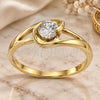 Oro Laminado Multi Stone Ring, Gold Filled Style with White Cubic Zirconia, Polished, Golden Finish, 5.165.035.07 (Size 7)