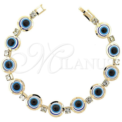 Dorado Oro Laminado Pulsera, vista principal del producto por Mayoreo, vista principal del producto