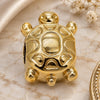 Oro Laminado Love Link Pendant, Gold Filled Style Turtle Design, Polished, Golden Finish, 05.179.0002