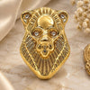 Oro Laminado Love Link Pendant, Gold Filled Style Teddy Bear Design, Polished, Golden Finish, 05.179.0004