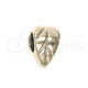 Oro Laminado Love Link Pendant, Gold Filled Style Leaf Design, Polished, Golden Finish, 05.179.0047