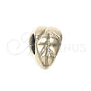 Oro Laminado Love Link Pendant, Gold Filled Style Leaf Design, Polished, Golden Finish, 05.179.0047