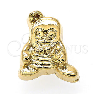 Oro Laminado Love Link Pendant, Gold Filled Style Polished, Golden Finish, 05.179.0043
