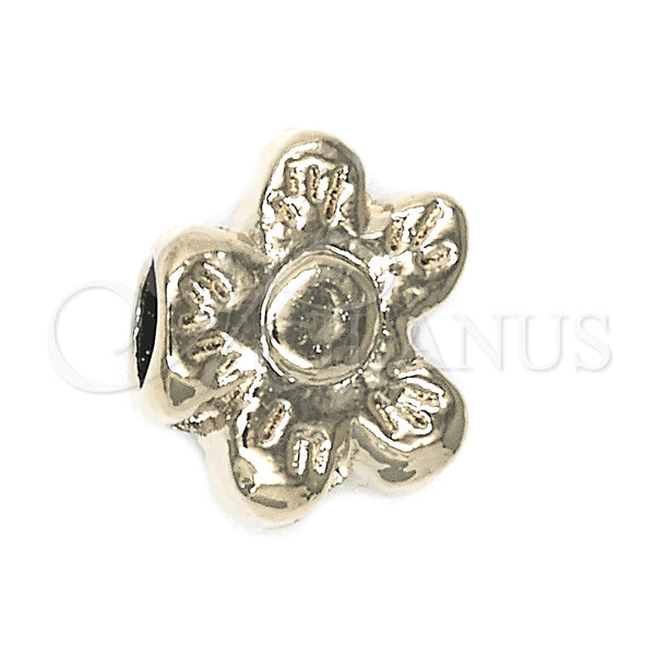 Oro Laminado Love Link Pendant, Gold Filled Style Flower Design, Polished, Golden Finish, 05.179.0026