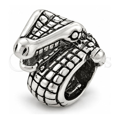 Sterling Silver Love Link Pendant, Polished, Rhodium Finish, 05.184.0006