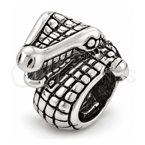 Sterling Silver Love Link Pendant, Polished, Rhodium Finish, 05.184.0006