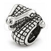 Sterling Silver Love Link Pendant, Polished, Rhodium Finish, 05.184.0006