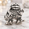 Sterling Silver Love Link Pendant, Polished, Rhodium Finish, 05.184.0008