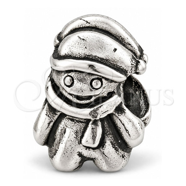 Sterling Silver Love Link Pendant, Polished, Rhodium Finish, 05.184.0009